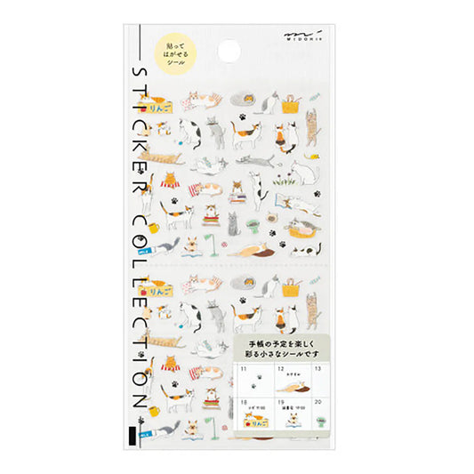 Midori Cats Sticker Sheet