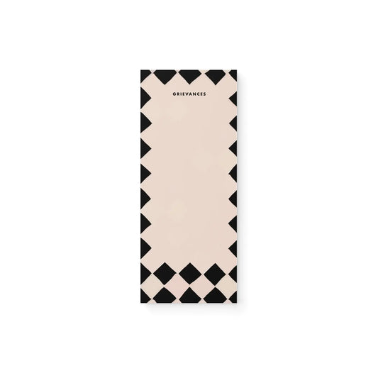 My Grievances Checkered Notepad | 50 Sheets