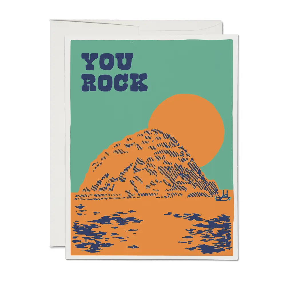Morro Rock Friendship Greeting Card