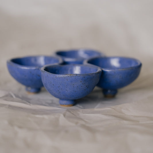 Cluster Trinket Dish ~ Cornflower