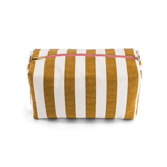 Toiletry Bag ~ Caramel Stripe