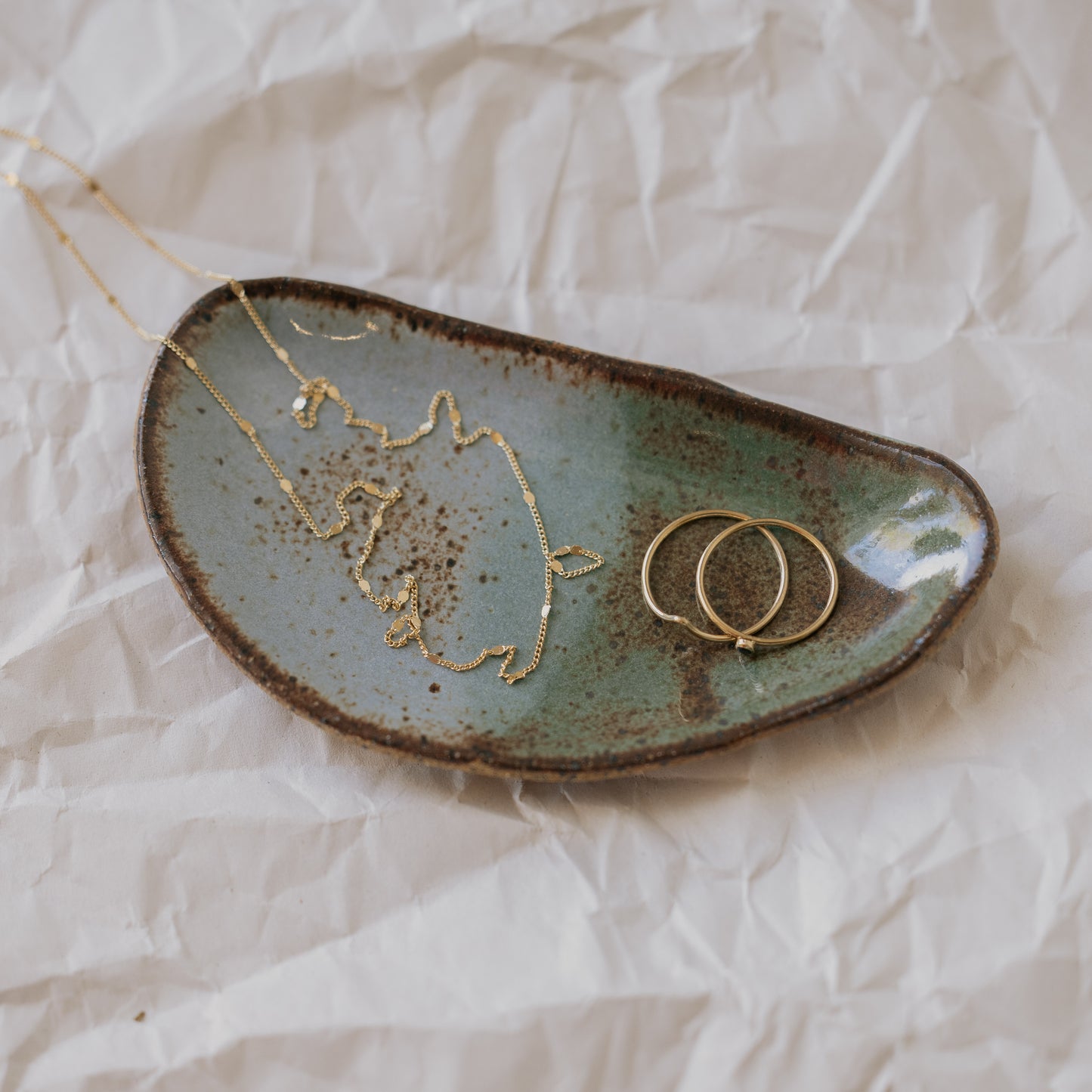 Trinket Plate ~ Sage Tides