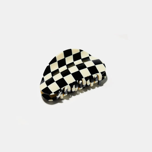 Checker Claw Clip ~ B+W