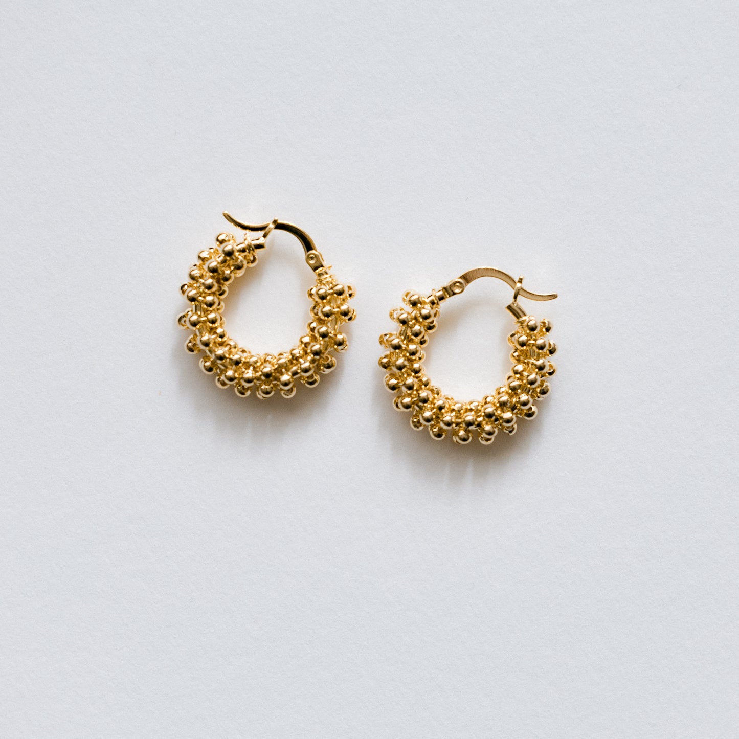 Cluster Hoop Earrings