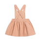 Pink Corduroy Pinafore Dress