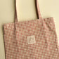 Chai Gingham Tote Bag