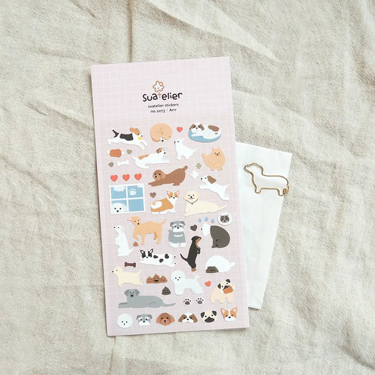 Love Puppies Sticker Sheet
