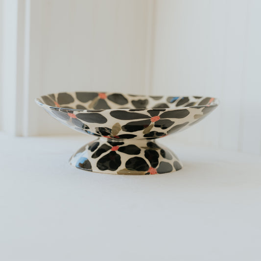 Floral Pedestal Bowl