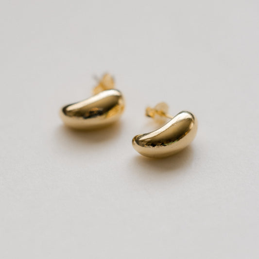 Curved Stud Earrings