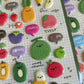 Fruit Emoji Sticker Sheet