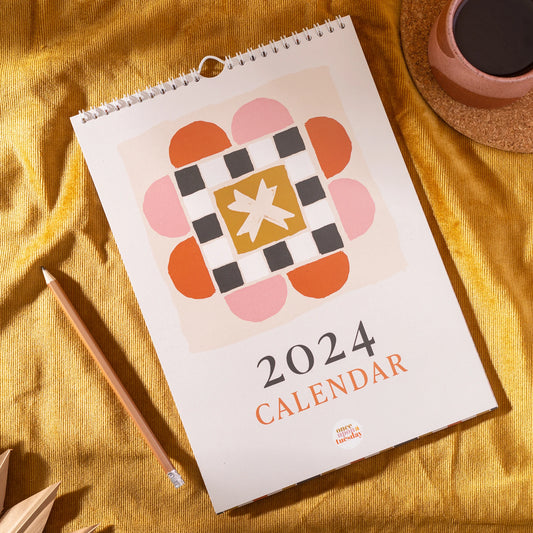 2024 Calendar | Patchwork Quilt