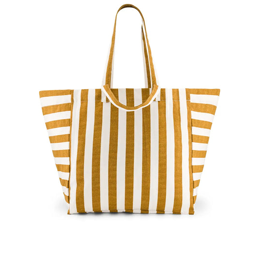 Elisa Tote Bag Caramel Stripes