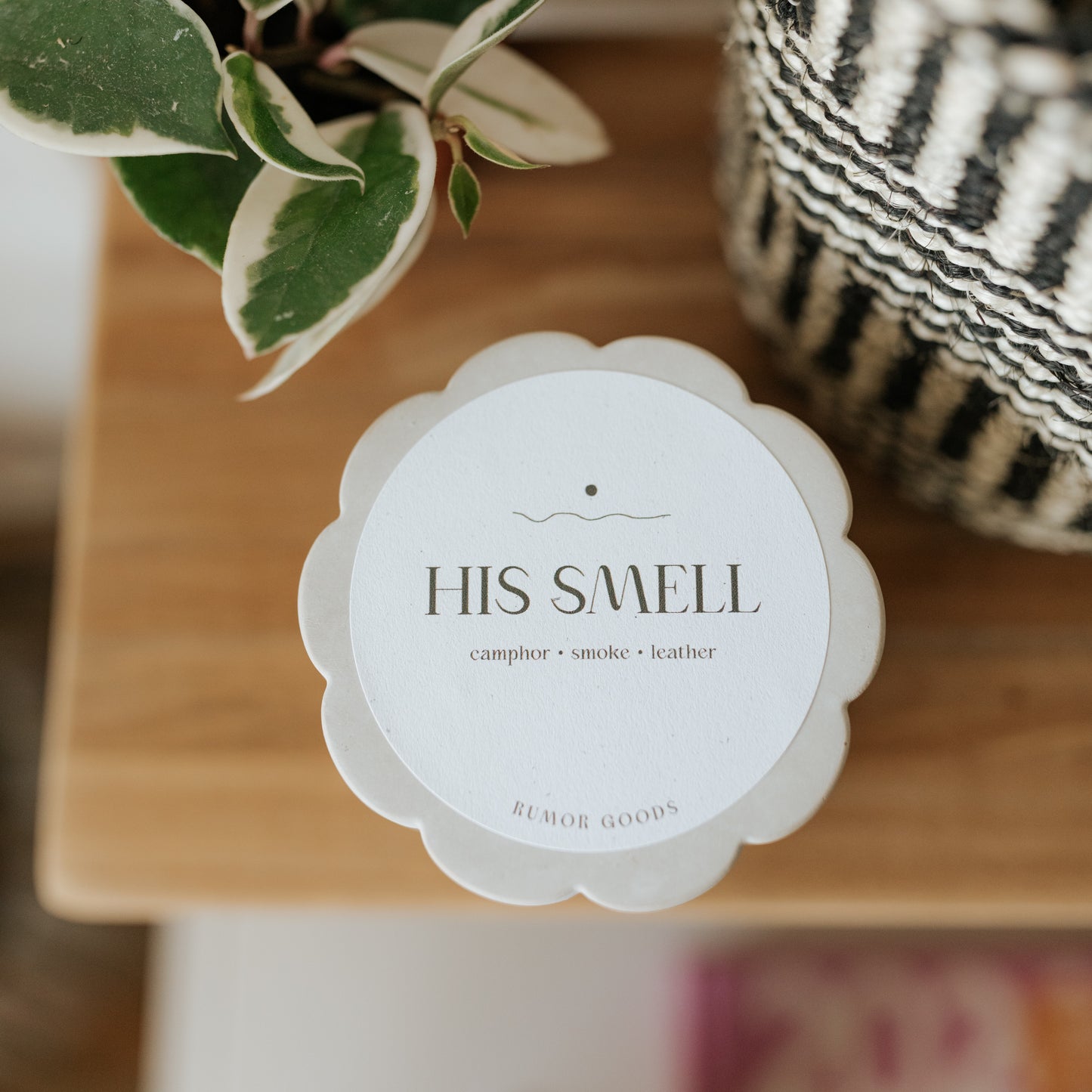 His Smell Candle