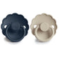 Frigg Pacifier ~ Dark Navy / Sandstone