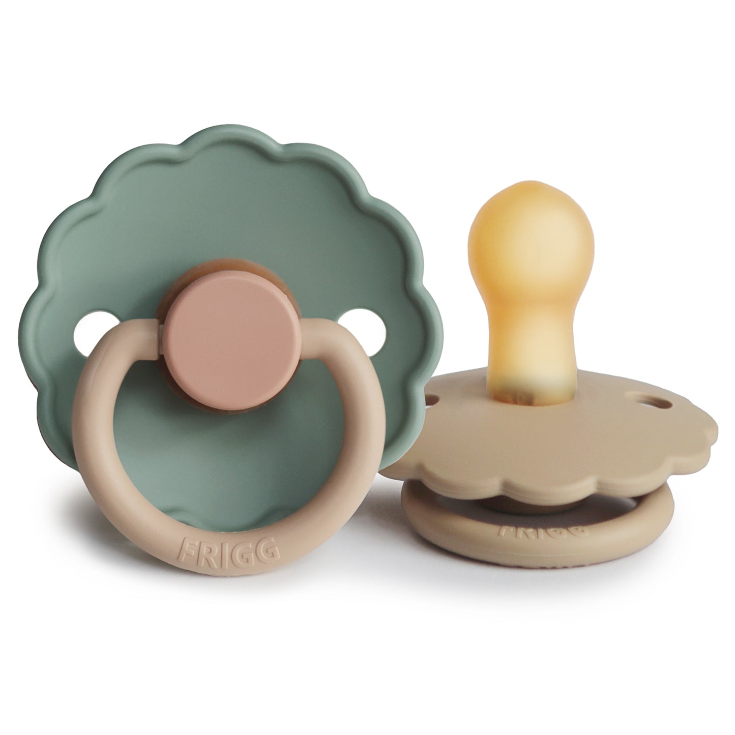 Frigg Pacifier ~ Willow/Croissant