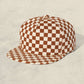 Kids Checkerboard Hat - Rust