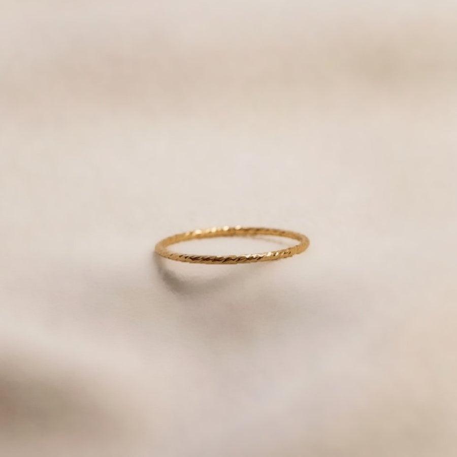 Gold Texture Ring