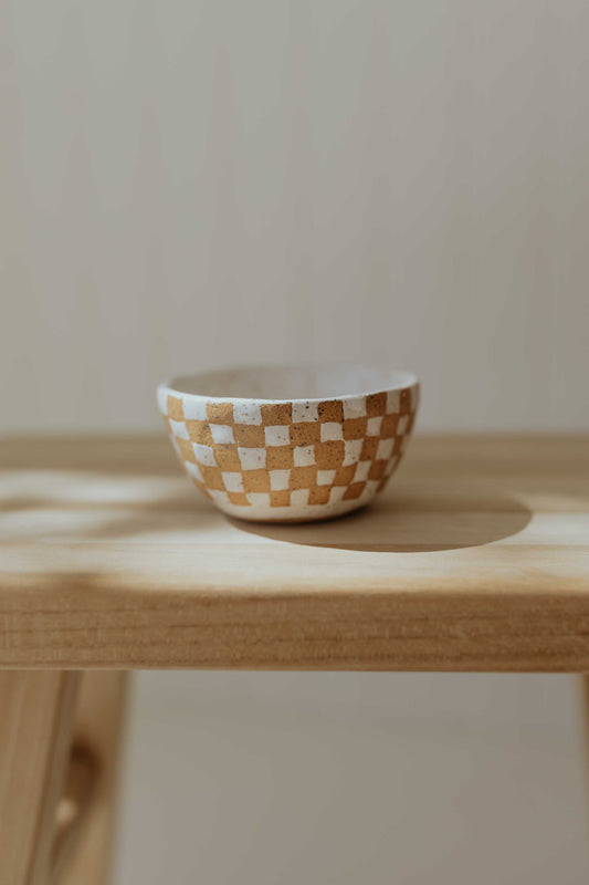 Mini Checkered Bowl