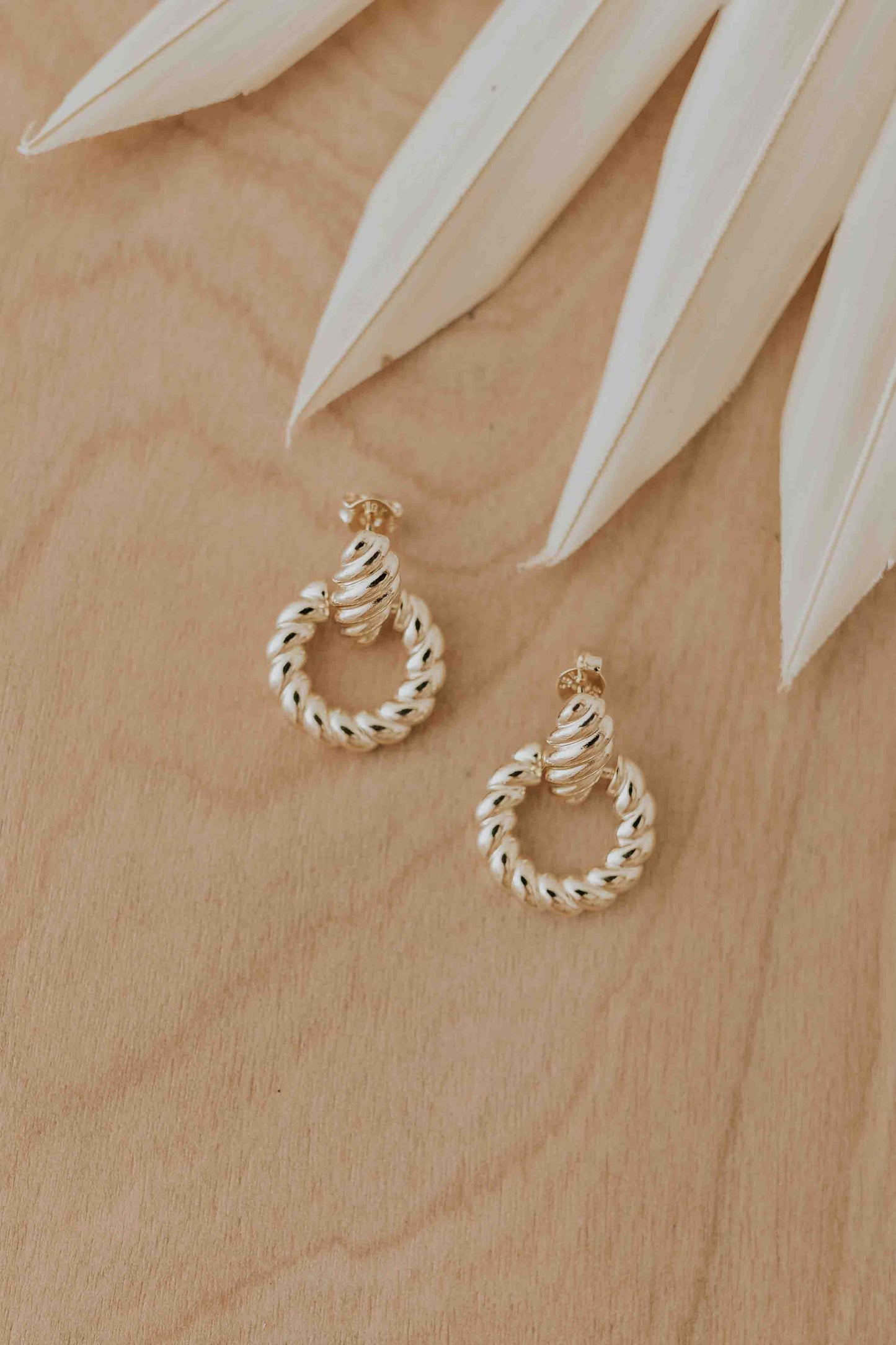 Croissant Drop Earrings